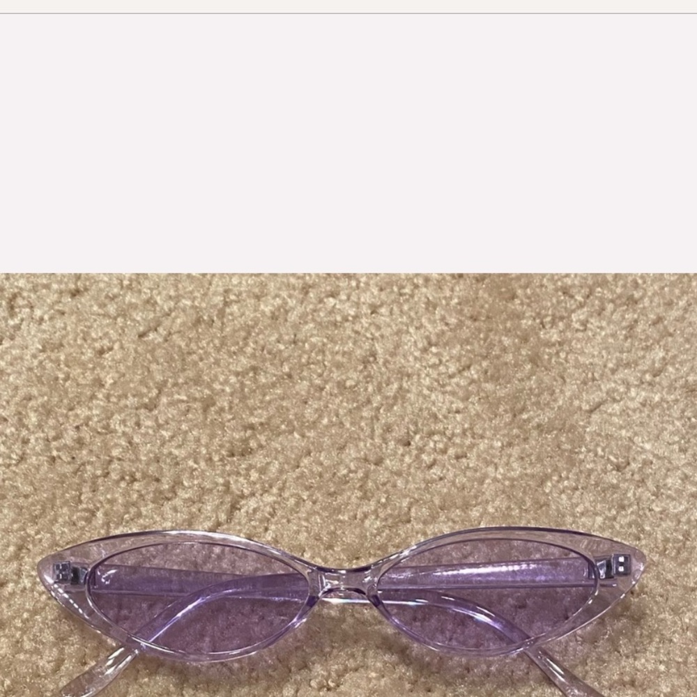 Oval purple sunnies!